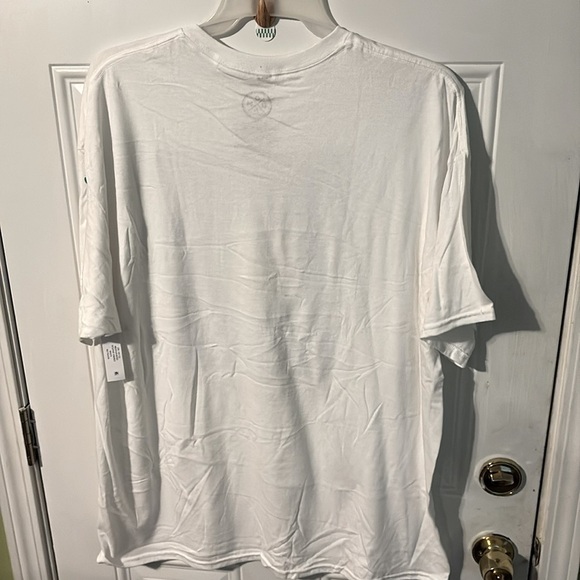 White Positive Energy Graphic T-Shirt Sz 2X - Picture 5 of 5